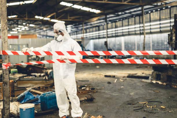 Professional Hoarding Cleanup technician working in Wyoming, IL